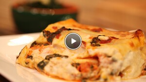 Cannelloni al forno & spinaziesalade