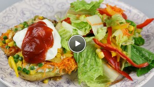 Kumpir (gevulde aardappel)