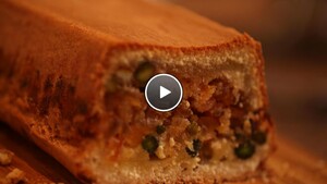 Tropische gembercake