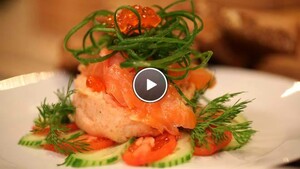 Mousse van gerookte zalm