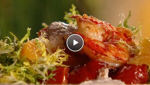 Tomaat in de hoofdrol met gamba’s