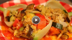 Venkelschelpen met ratatouille-kipvulling