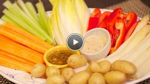 Bagna cauda met Hollandse asperges en Parmezaan dip