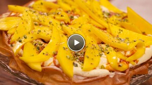 Krokante mangotaart