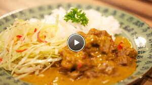 Molukse Rendang en gefruite kool