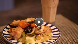 Zomerzoete couscous met kip