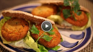 Falafel met tzatziki