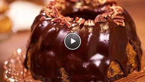 Pecannoten-fudgecake