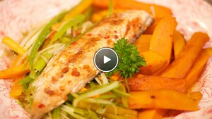 Pittige vispakketjes met zoete aardappel