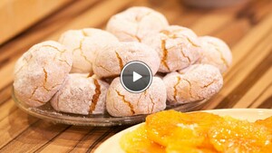 Marokkaanse sinaasappelsalade met kaneel en oranjebloesem en Marokkaanse melouzakoekjes