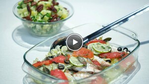Rode Poon uit de oven met venkel en aardappelsalade