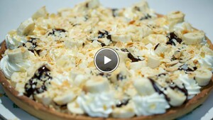 Bananensplitvlaai