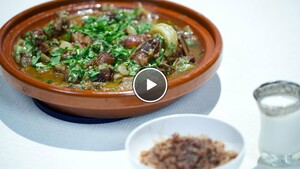 Libische belboula met dadelsiroop & tajine met dadels