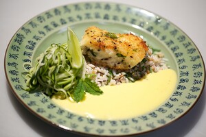 Zeeduivel met limoenbotersaus