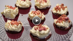 Jim’s red velvet cupcake