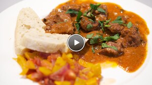 Agnello all’argentiera (kalfsstoofvlees met paprika)