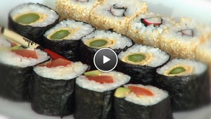 Vegetarische sushi