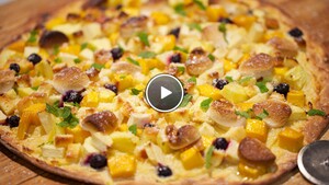 Dessert pizza