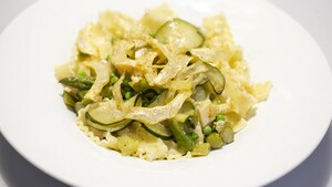 Mafaldine al verde (pasta met groene groente)