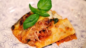 Vegetarische Lasagne alla Bolognese met fijngehakt