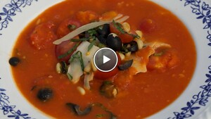 Zomerse tomatensoep