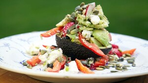 Gevulde avocado