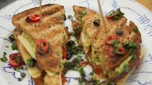 Zomerse clubsandwich