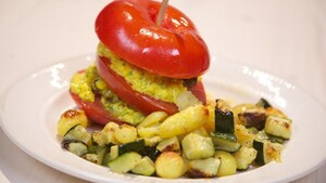 Tomatenstapelburger