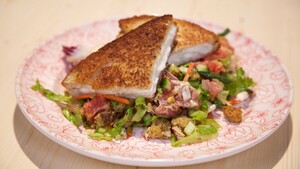 Mozzarellatosti’s met Parmahamsalade