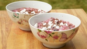 Crispy fruityoghurt
