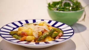 Gnocchi met boerenachterham