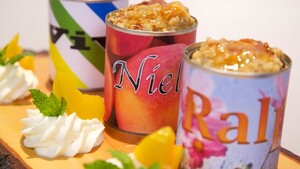 Peach can cake