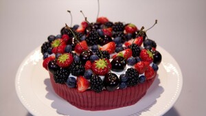 Gevulde roodfruittaart
