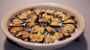 Gegratineerde mosselen