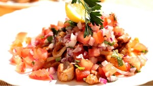 Gebakken lamsbout met tomatensalsa