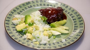 Thee-gerookte Chinese kip