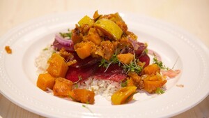 Veganistische recepten pompoenstoofpot
