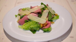 Rosbiefsalade met Iers rundvlees