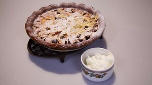 Vijgenclafoutis met amandelen