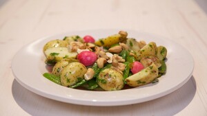Groente in warme vinaigrette