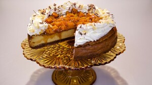 Arie’s pompoen-cheesecake