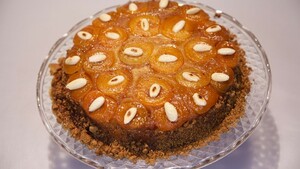 Abrikozen-upside-downcake