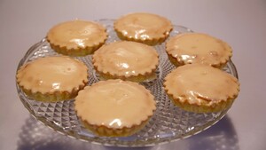 Koffiekoeken met walnotenspijs