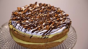 Zweedse amandeltaart