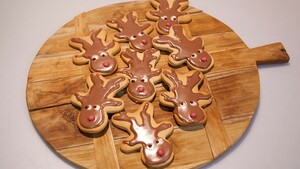 Rudolph’s red nose cookies