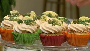 Zalige zalmcupcakes