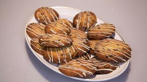 Witte chocolade-cranberrykoekjes