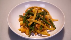 Aardappel-bonensalade