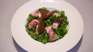 Rosbief met roomkaas