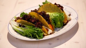 Taco’s met paprika-uienchutney